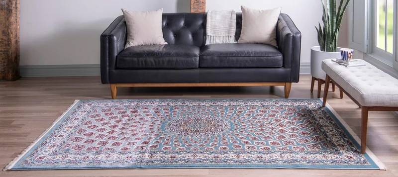 Teppich "Almas" Rechteckig Blau 90x150 cm