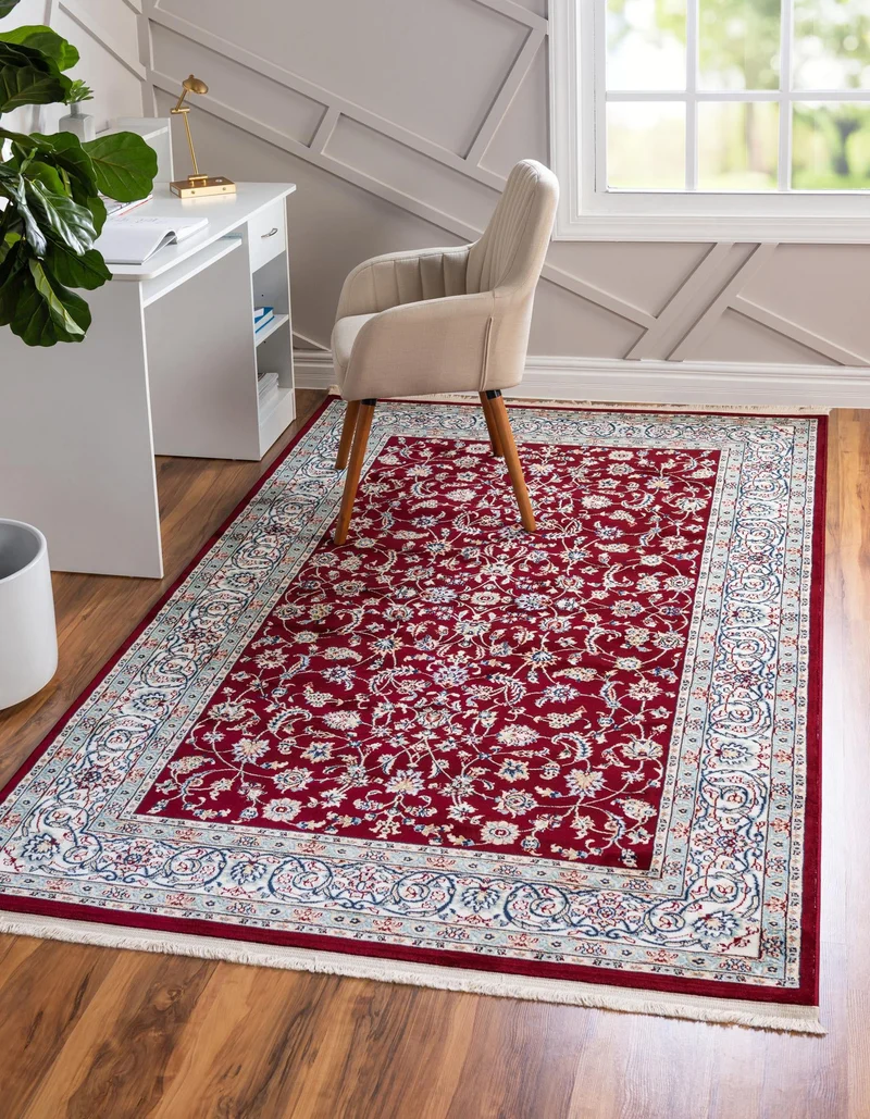 Teppich "Almas" Rechteckig Dunkelrot 150x245 cm