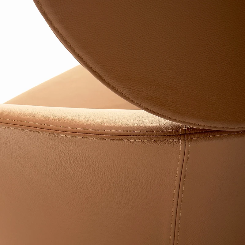 Sessel cognac Leder, Lounge-Sessel cognac drehbar