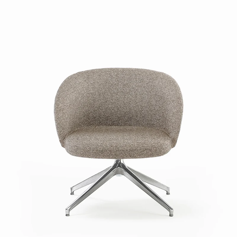 Lounge Stuhl braun-beige