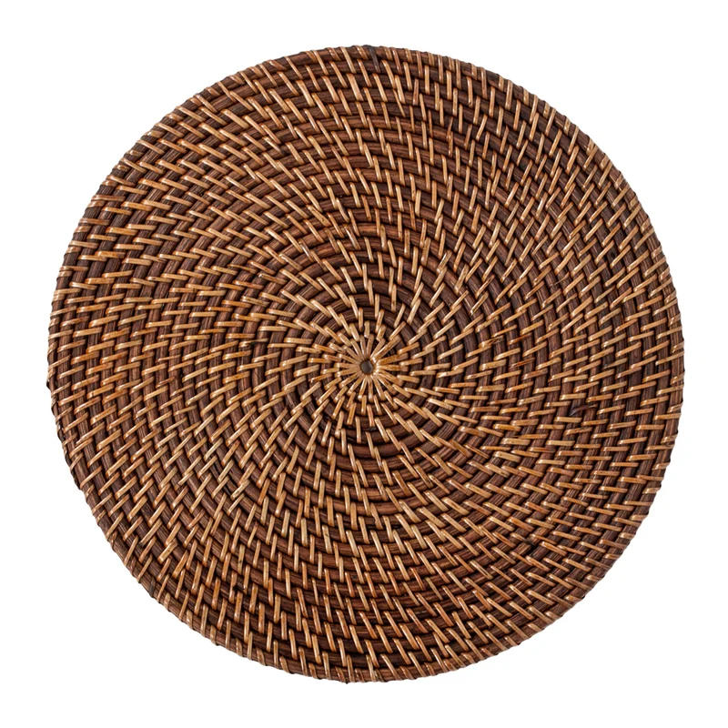 2er-Platzset LOMBOK aus Ketak Natural D35cm Handarbeit