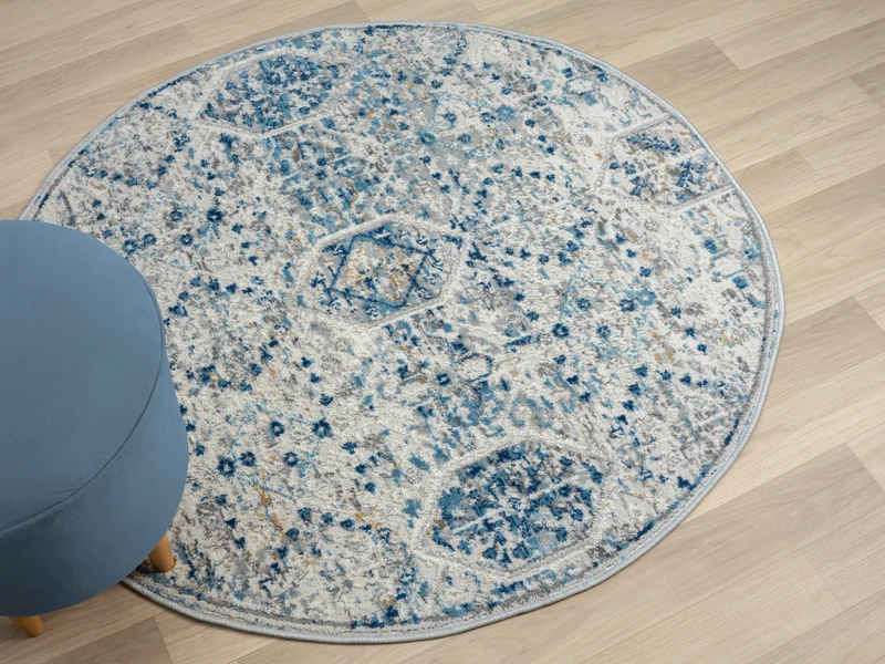 Teppich HERIZ No.2 rund multi-color 120 x 120 cm