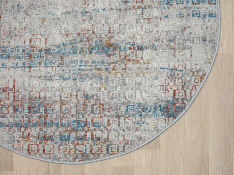 Teppich ASPETTO rund multi-color 120 x 120 cm