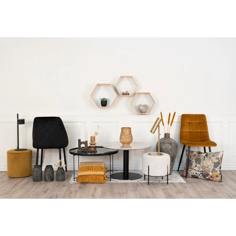 3-tlg. Regal-Set GEO aus Holz