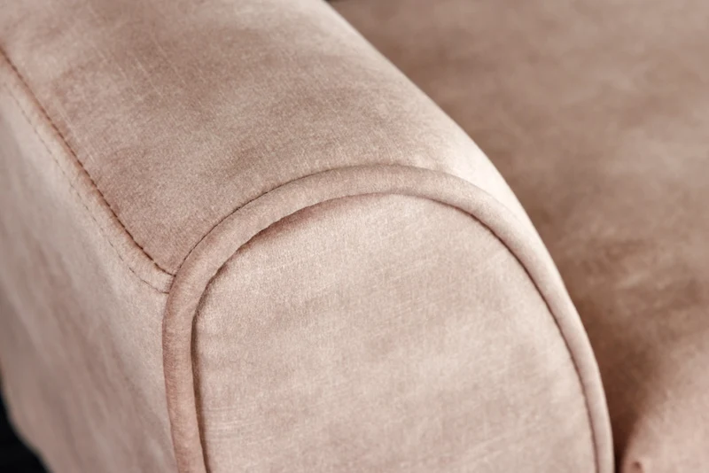Elegante Sitzbank CAROLIN 90cm beige Samt