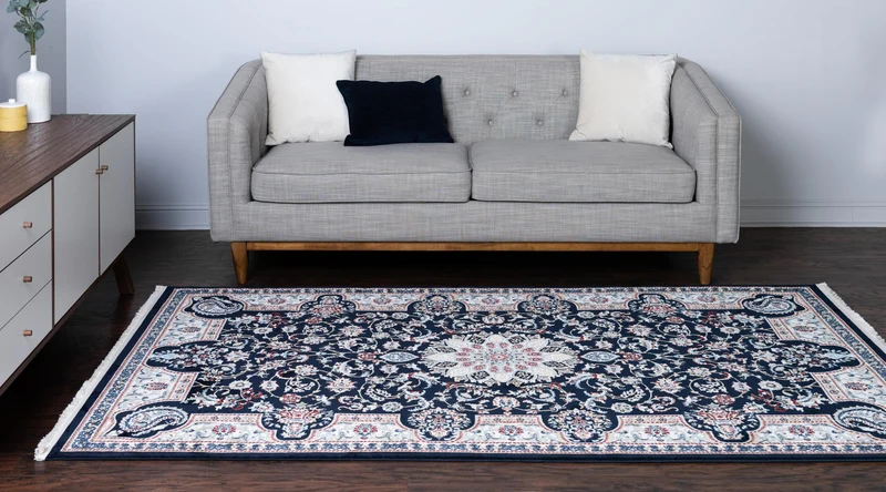 Teppich "Almas" Rechteckig Marineblau 90x150 cm
