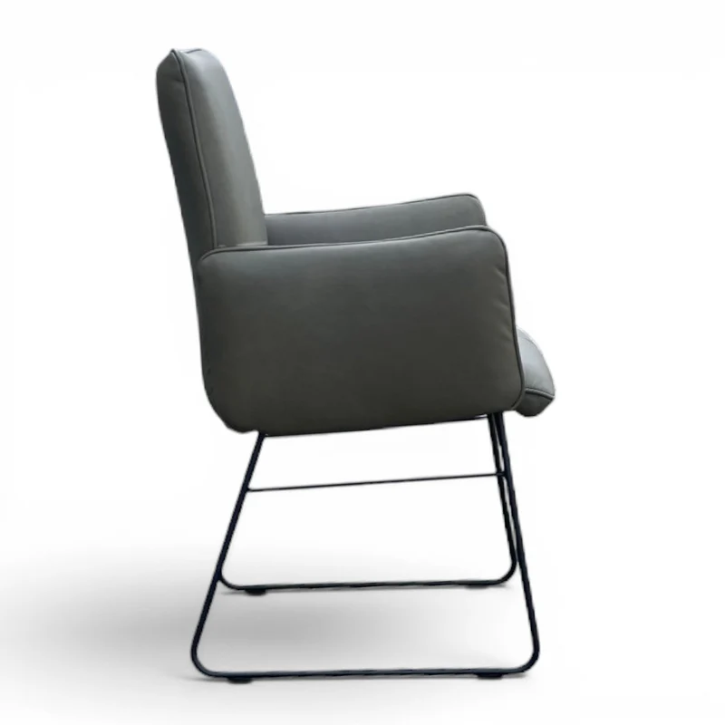Kufenstuhl K+W 6512 Step Two - Longlife Leder Cloud Kaktus