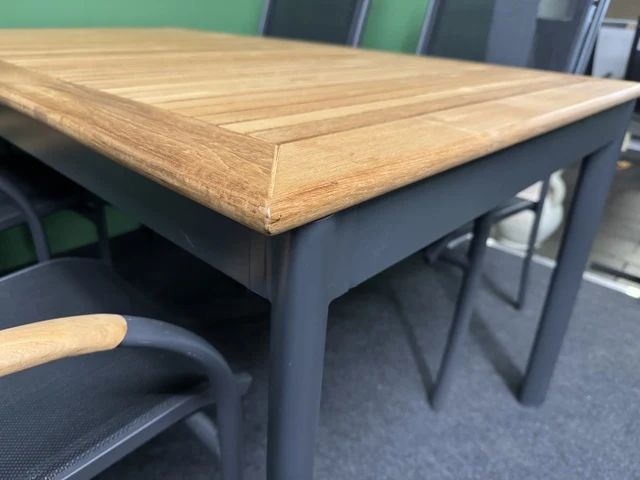 Gartentisch Teakholz, Gartentisch Teakholz Tischplatte, Länge 150 cm