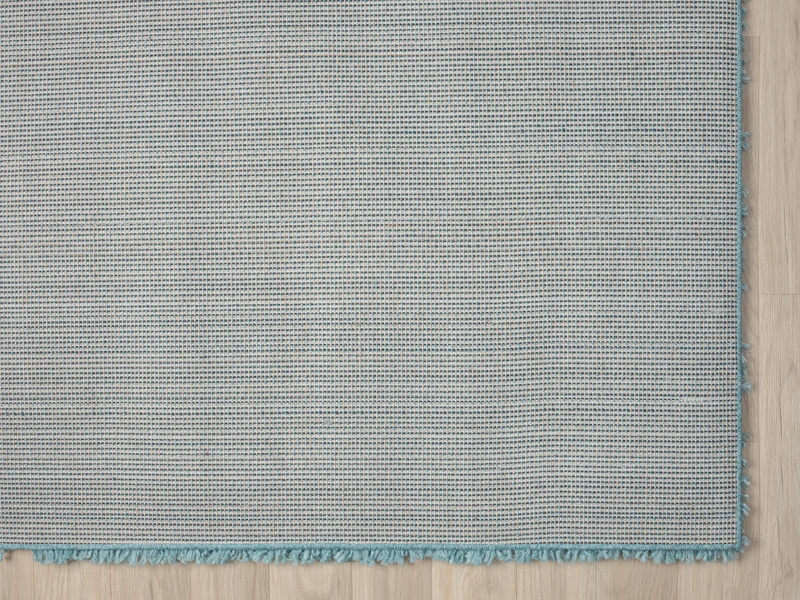 Hochflor Teppich SHAGGY hellblau rechteckig diverse Größen