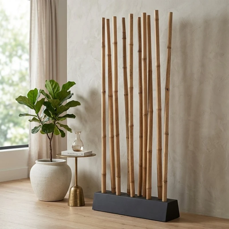 Bambus Raumteiler PARAVENTO Natural ca. 97x200cm (BxH)