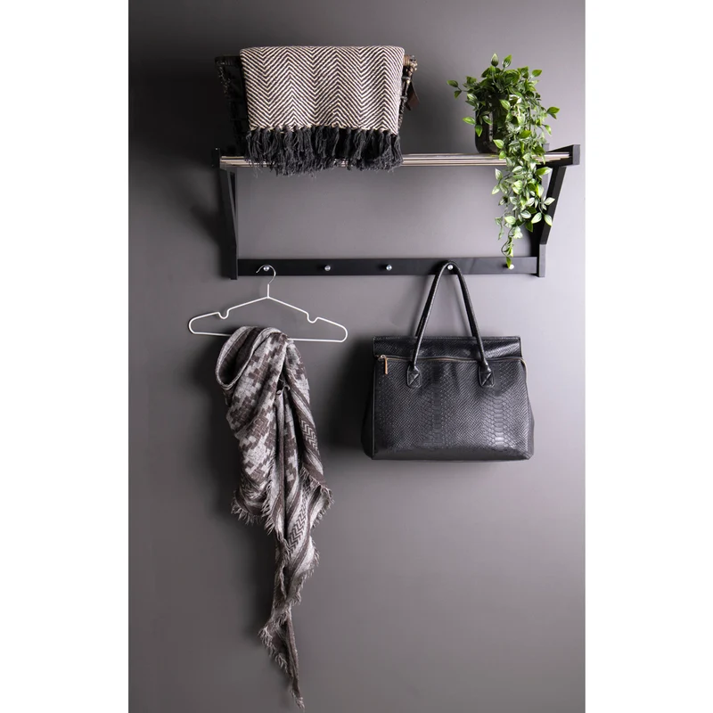 Moderne Garderobe DOVER aus Metall ca.- 78x34x32cm