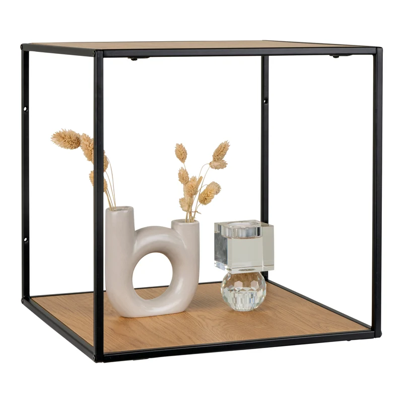 Modernes Wandregal LEVEN 36cm Eiche-Look