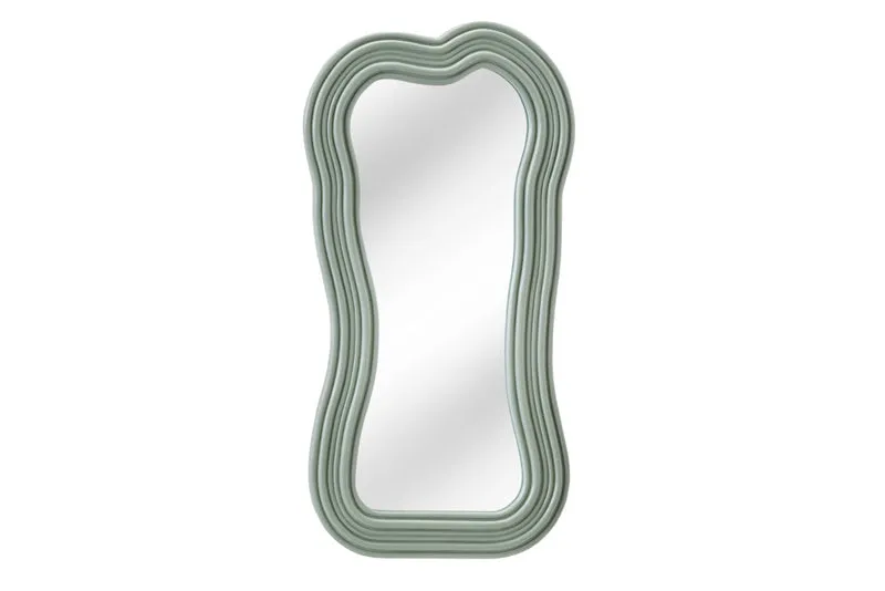 Extravaganter Design Spiegel 100x52cm DIVINA grün