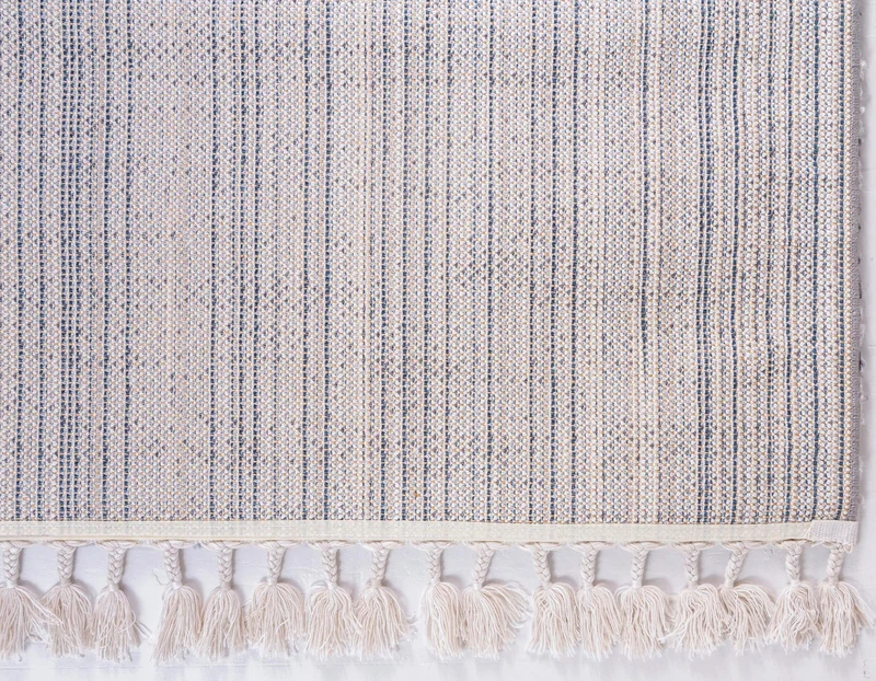 Teppich High Shaggy Läufer Grau 80x250 cm