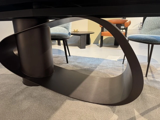 Esstisch oval Keramik, ovaler Tisch Keramik Tischplatte, Länge 300 cm