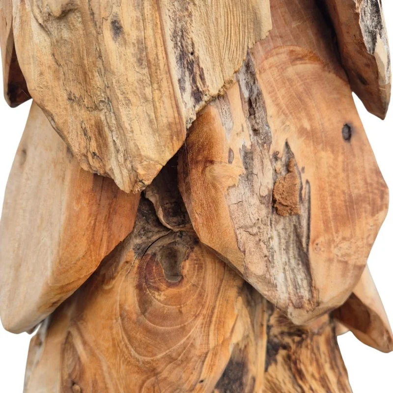 Teak Deko Baum BOOM ca. H120cm Tannenbaum Massivholz