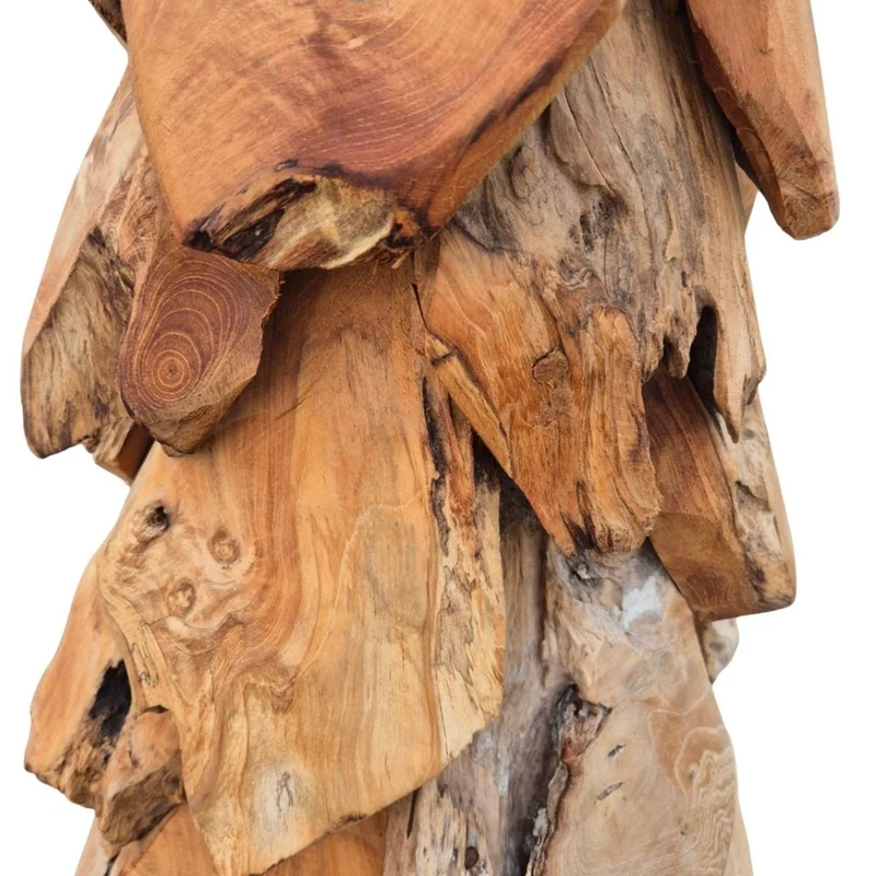 Teak Deko Baum BOOM ca. H120cm Tannenbaum Massivholz
