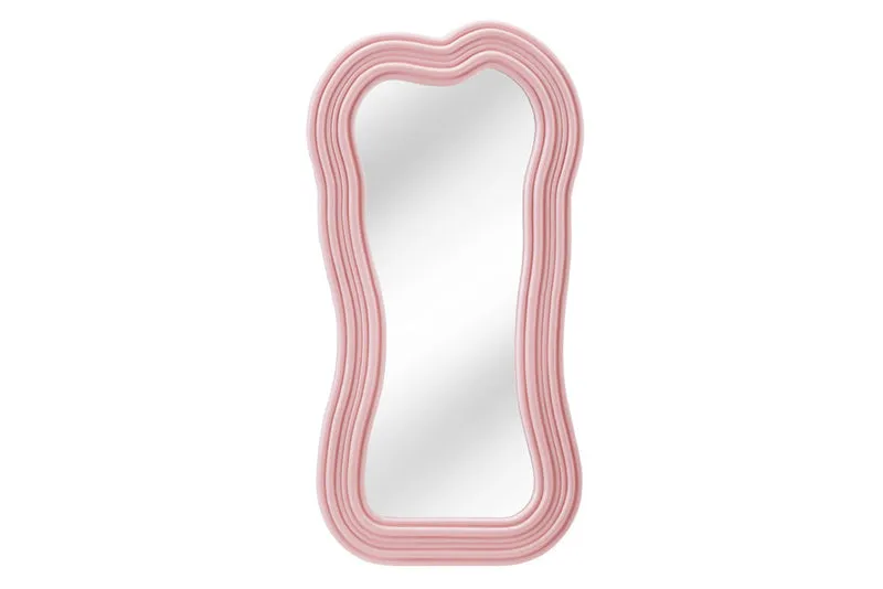 Extravaganter Design Spiegel 100x52cm DIVINA rosa