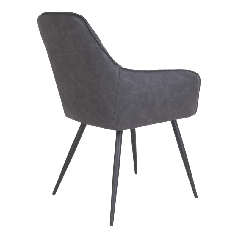 2er Set - Eleganter Stuhl BORA dungelgrau