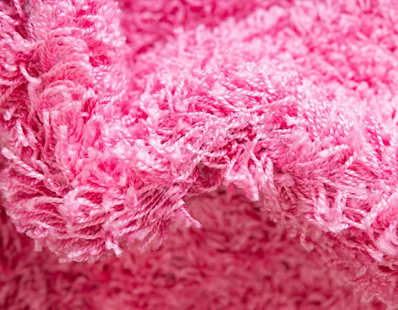 Teppich HIGH-FLOR Rechteckig Pink diverse Größen