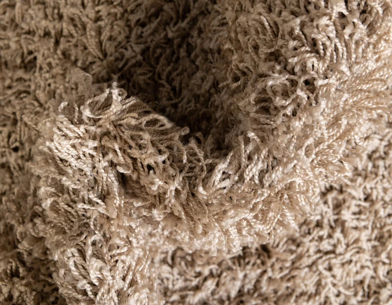 Teppich HIGH-FLOR Rechteckig Braungrau diverse Größen