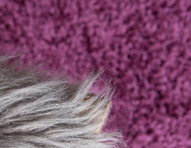 Teppich HIGH-FLOR Rechteckig Aubergine Lila diverse Größen