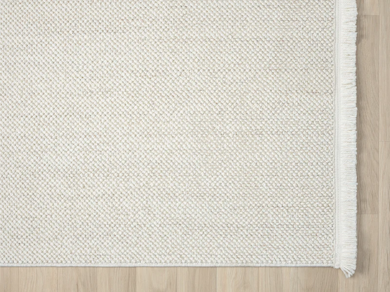 Teppich Ava rechteckig weiß 230 x 160 cm