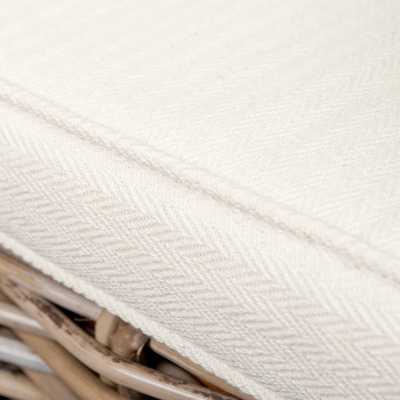 Rattan-Sessel KUNATA Kubu Grey inkl. Sitzkissen