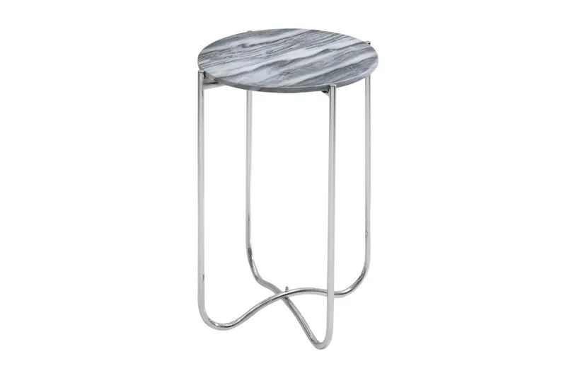 Moderner Beistelltisch MAMO abnehmbare Marmor-Platte ca.D38cm