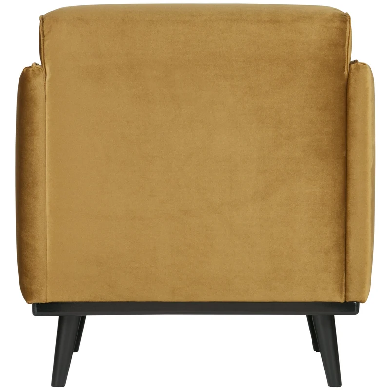 Sessel gelb Samt-Stoff, Sessel modern gelb