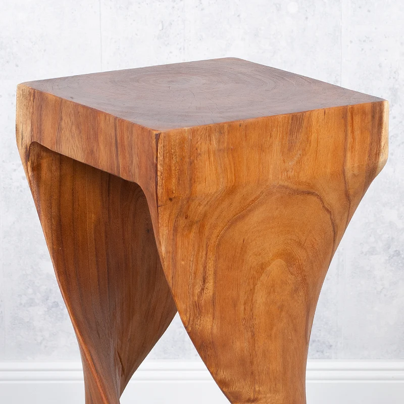 Design Beistelltisch MILLENIUM ca. H65cm Suar Massivholz