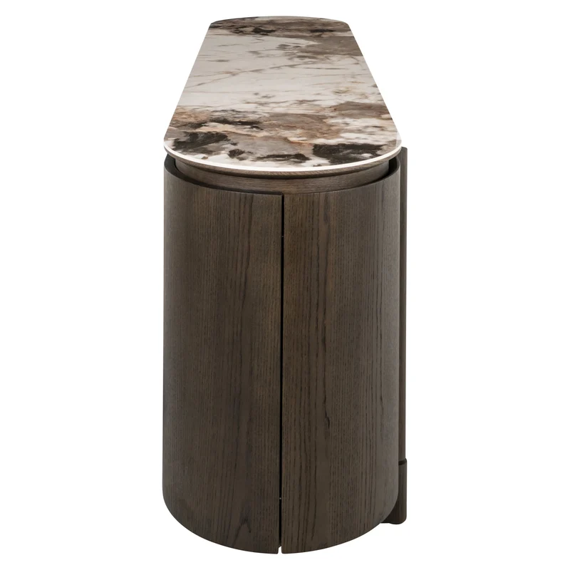 Sideboard braun Spiegelglas, Anrichte braun Spiegel, Breite 162 cm