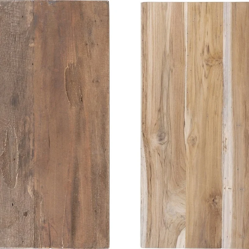 Hocker GEMI recyceltes Teak Natural ca. L50cm Beistelltisch