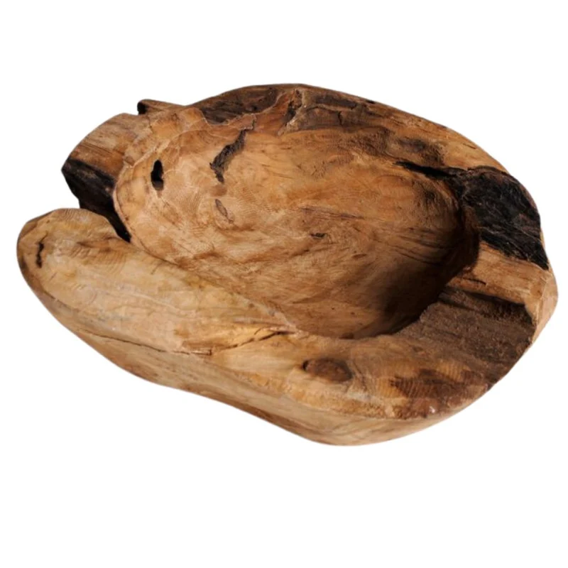 Schale PREMIUM BOWL Ø ca. 30cm Teak-Wurzelholz