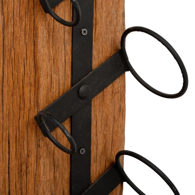 Flaschenständer RANJA-M ca. H120cm 4 Flaschen Teak
