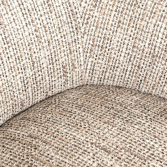 Sessel beige-taupe-schwarz