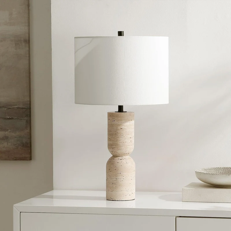 Vara Table Lamp Ivory