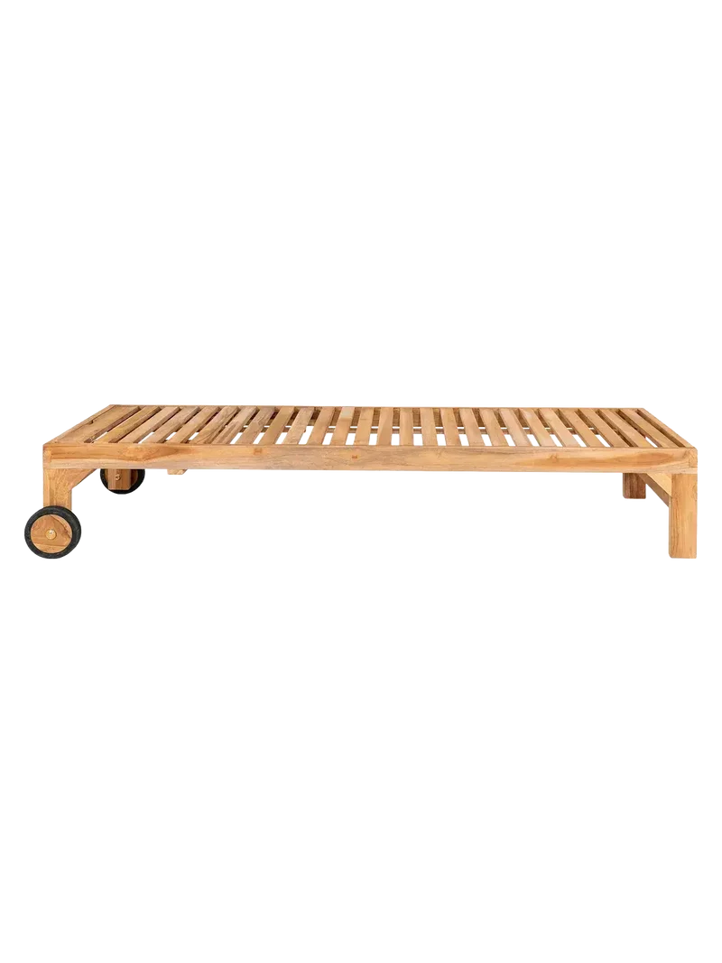 Andorra Sonnenliege Teak, natur