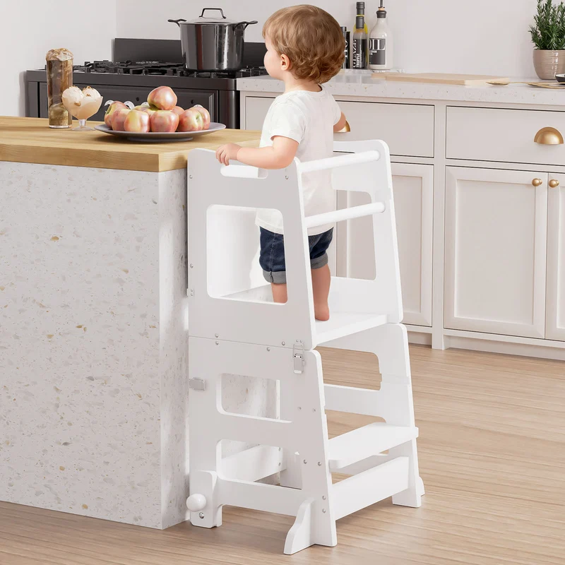 Yorbay 3-in-1 Montessori Kinder Lernturm