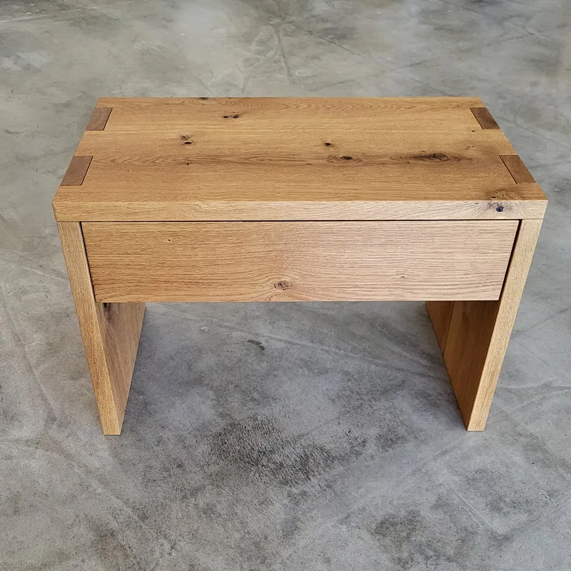 Beistelltisch NAP XL mit 1 Schubkasten Wildeiche