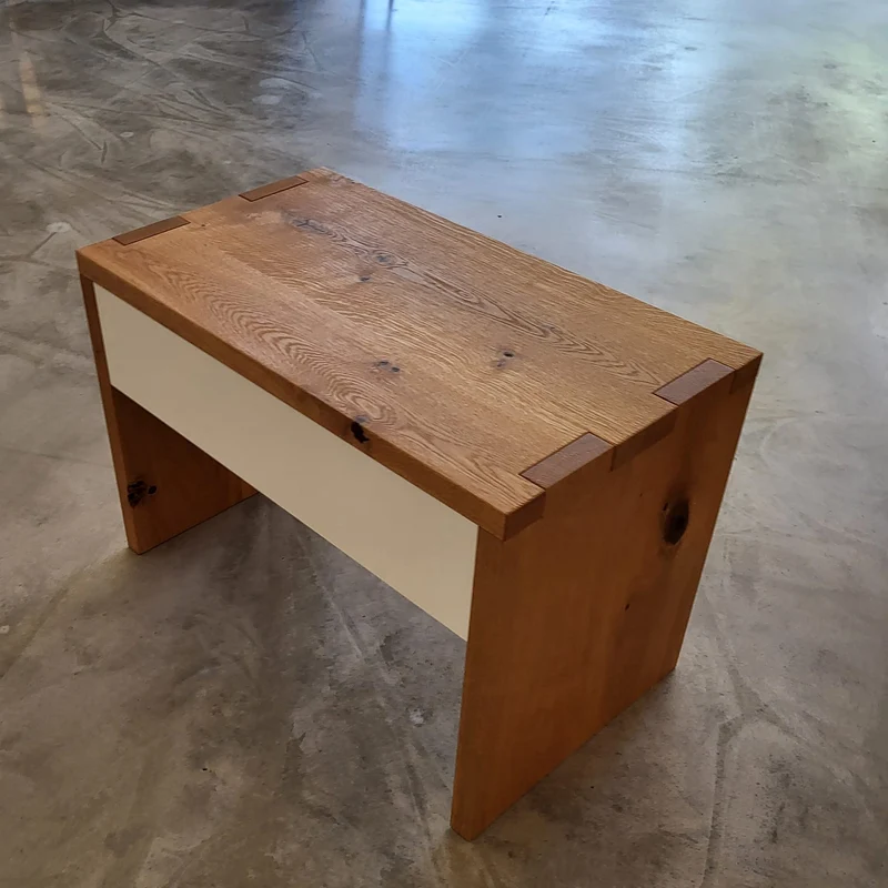 Beistelltisch NAP XL mit 1 Schubkasten Wildeiche
