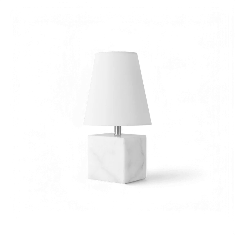 Arbor Table Lamp White & Marble