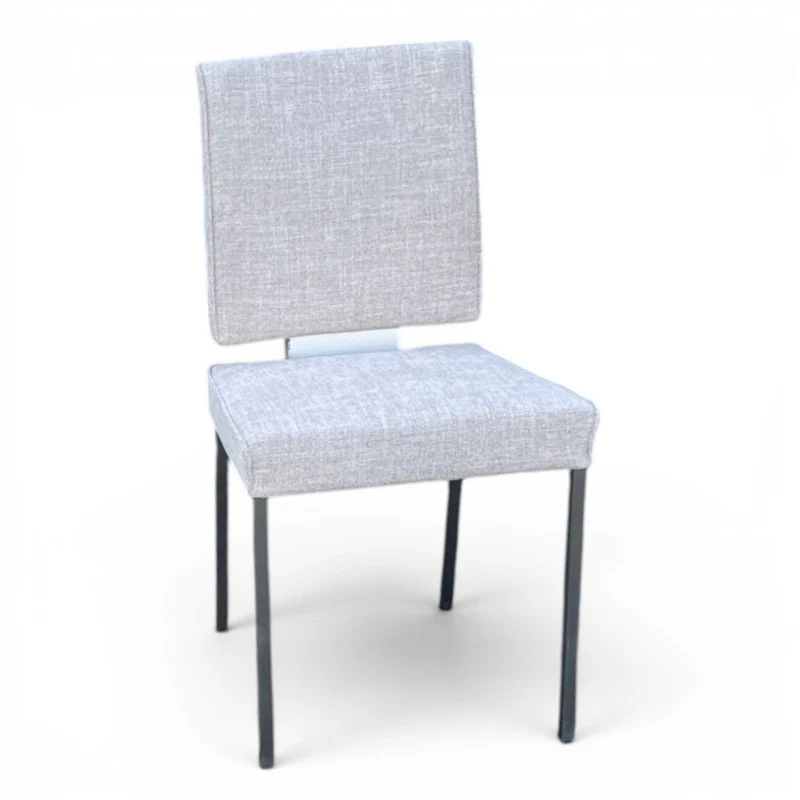 4-Fuß Stuhl 3er Set K+W - Stoff Creme