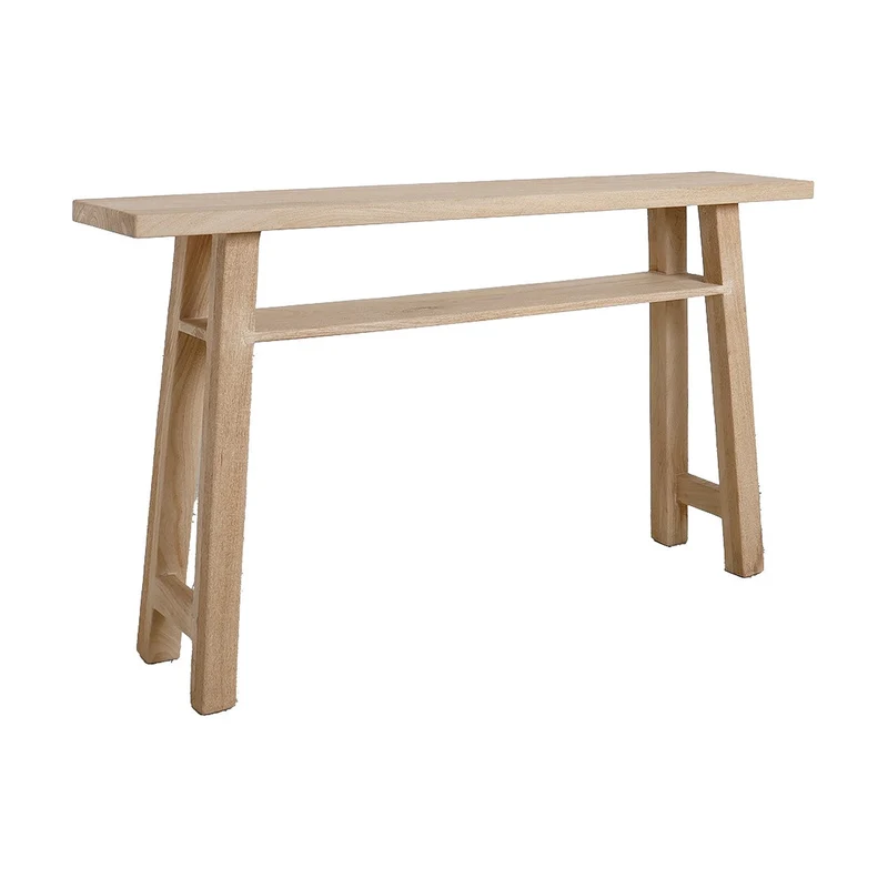 Konsolentisch Driftwood schmal mit Ablage 140 cm