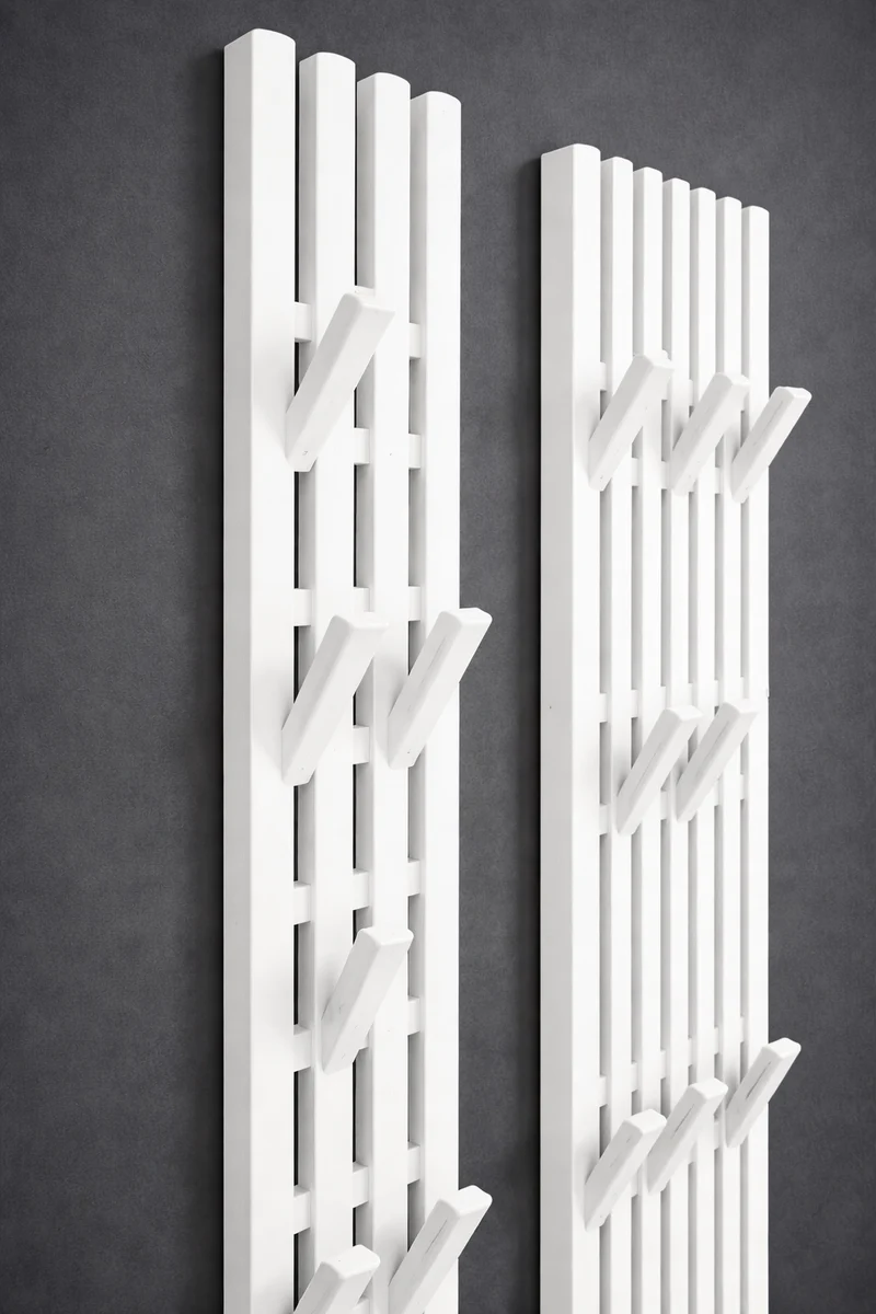 Garderobe Giulia Massivholz weiß