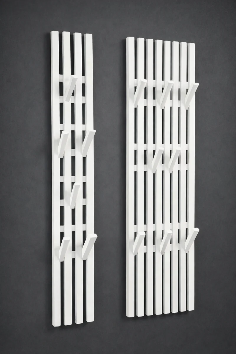 Garderobe Giulia Massivholz weiß