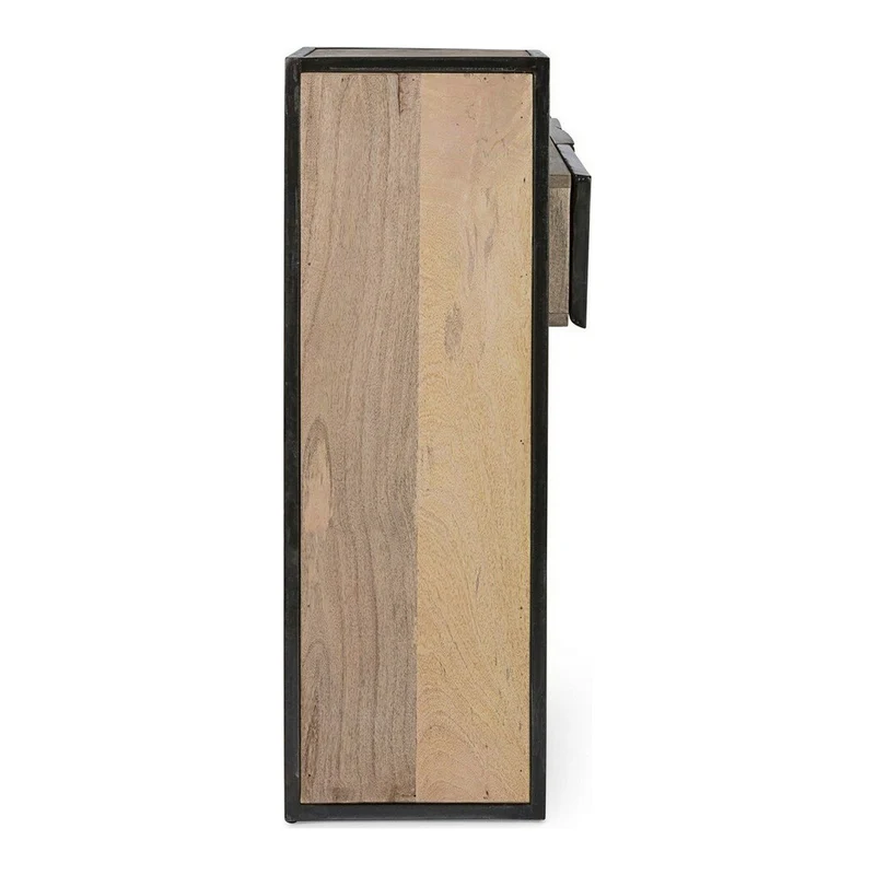 Konsole Manchester | Recyclingholz, Mango und Stahl, 3 Schubladen, 160 cm