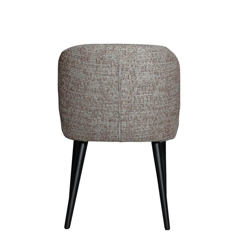 Esszimmerstuhl Fiori Brown | Mois 05 mit schwarzen Beinen