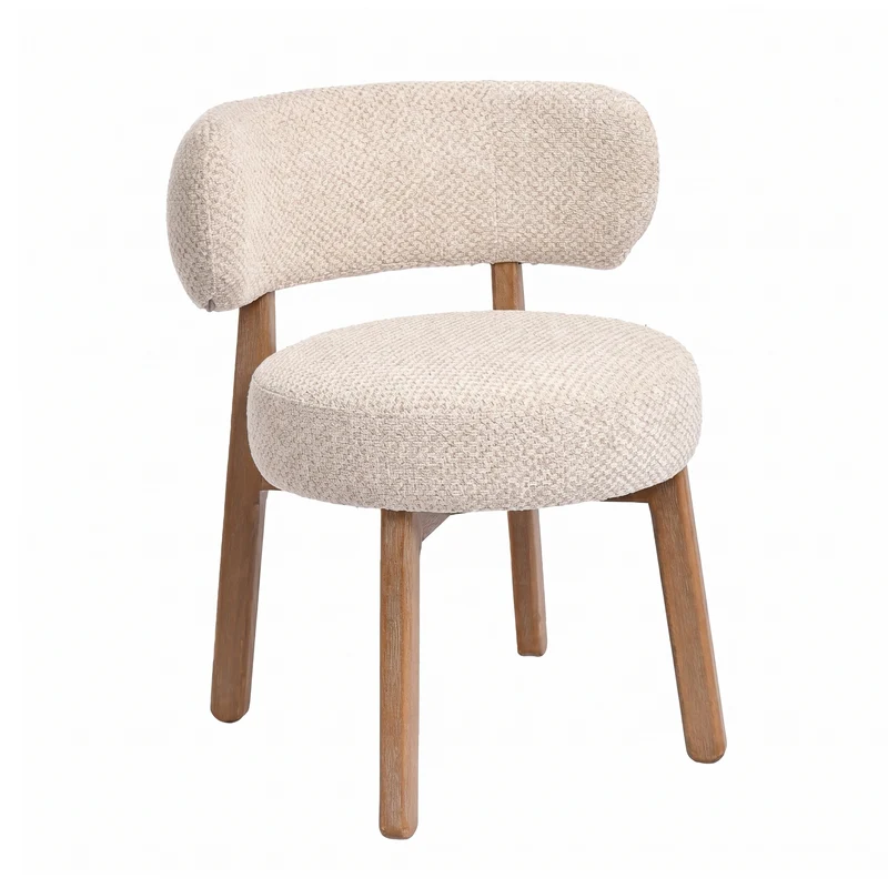 Esszimmerstuhl Lior Cream | Opulence 5 auf Gummibaumholz