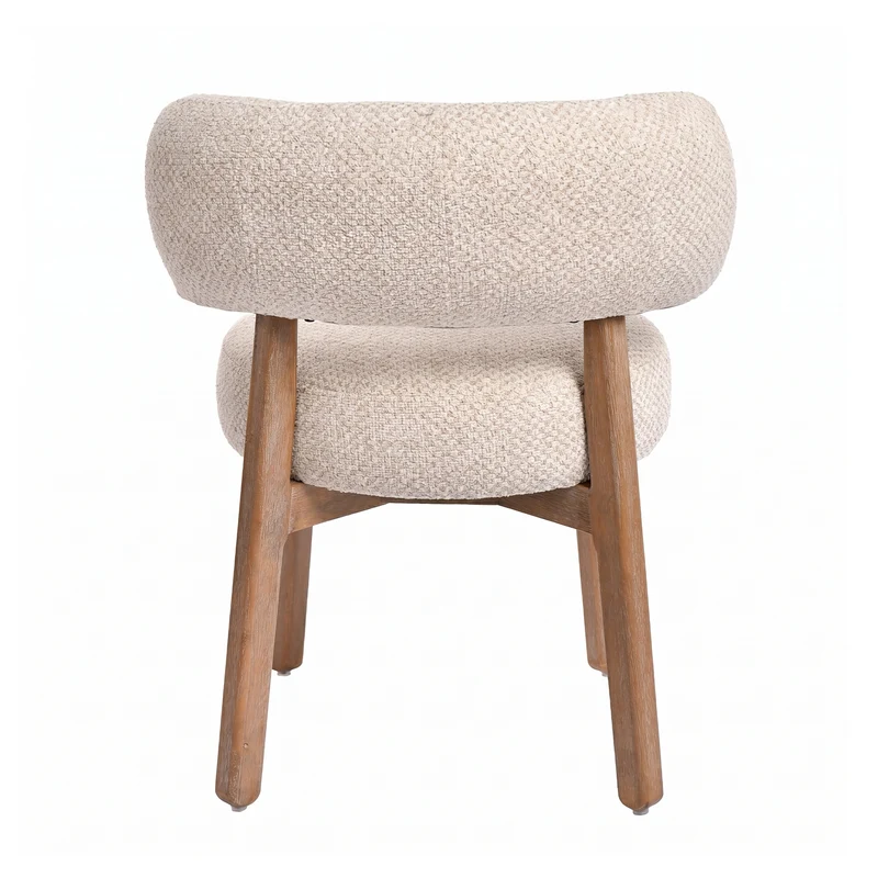 Esszimmerstuhl Lior Cream | Opulence 5 auf Gummibaumholz